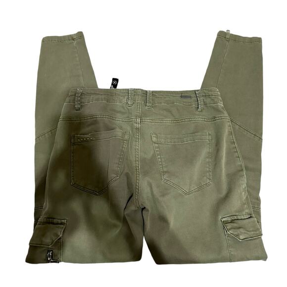 Blank NYC The Reade Mid Rise Ankle Cropped Twill Skinny Cargo Pants‎ Size 26 - Picture 7 of 7